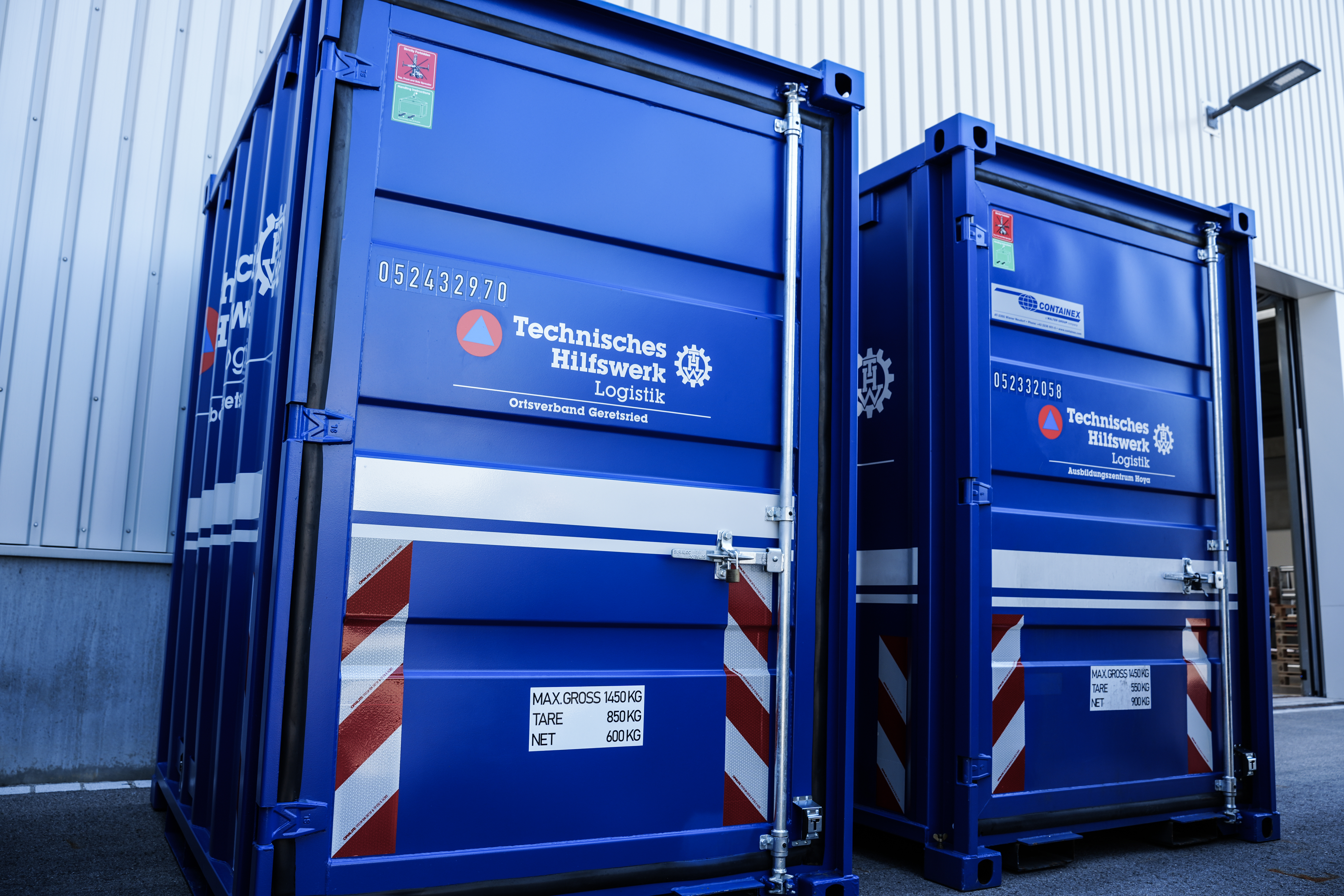 Lagercontainer THW